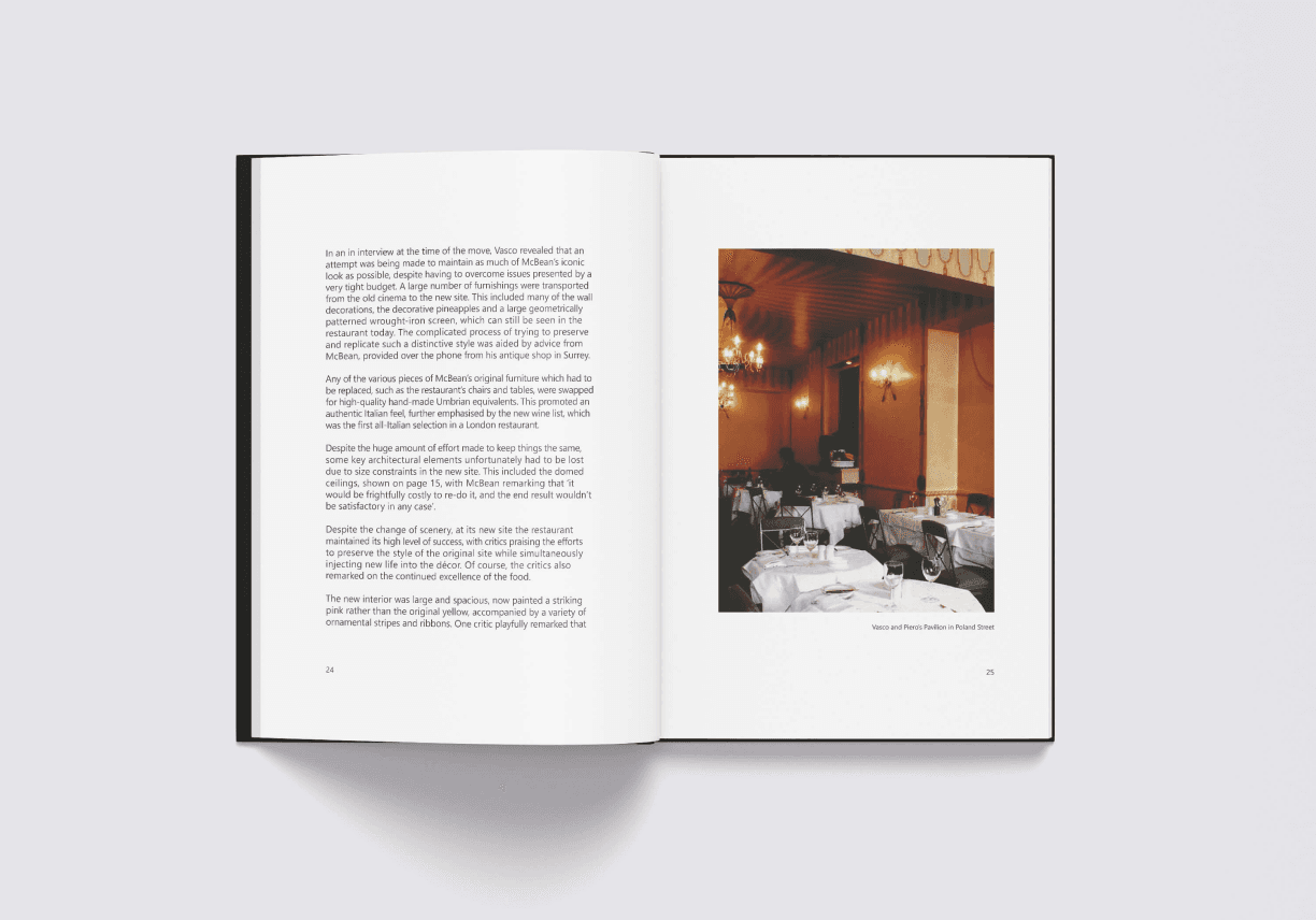 open page of vasco and piero's