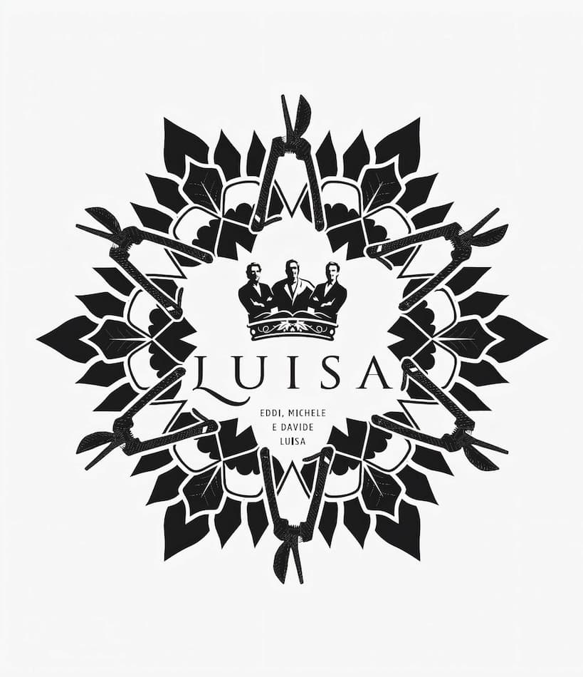 Luisa pattern option 01 illustration design